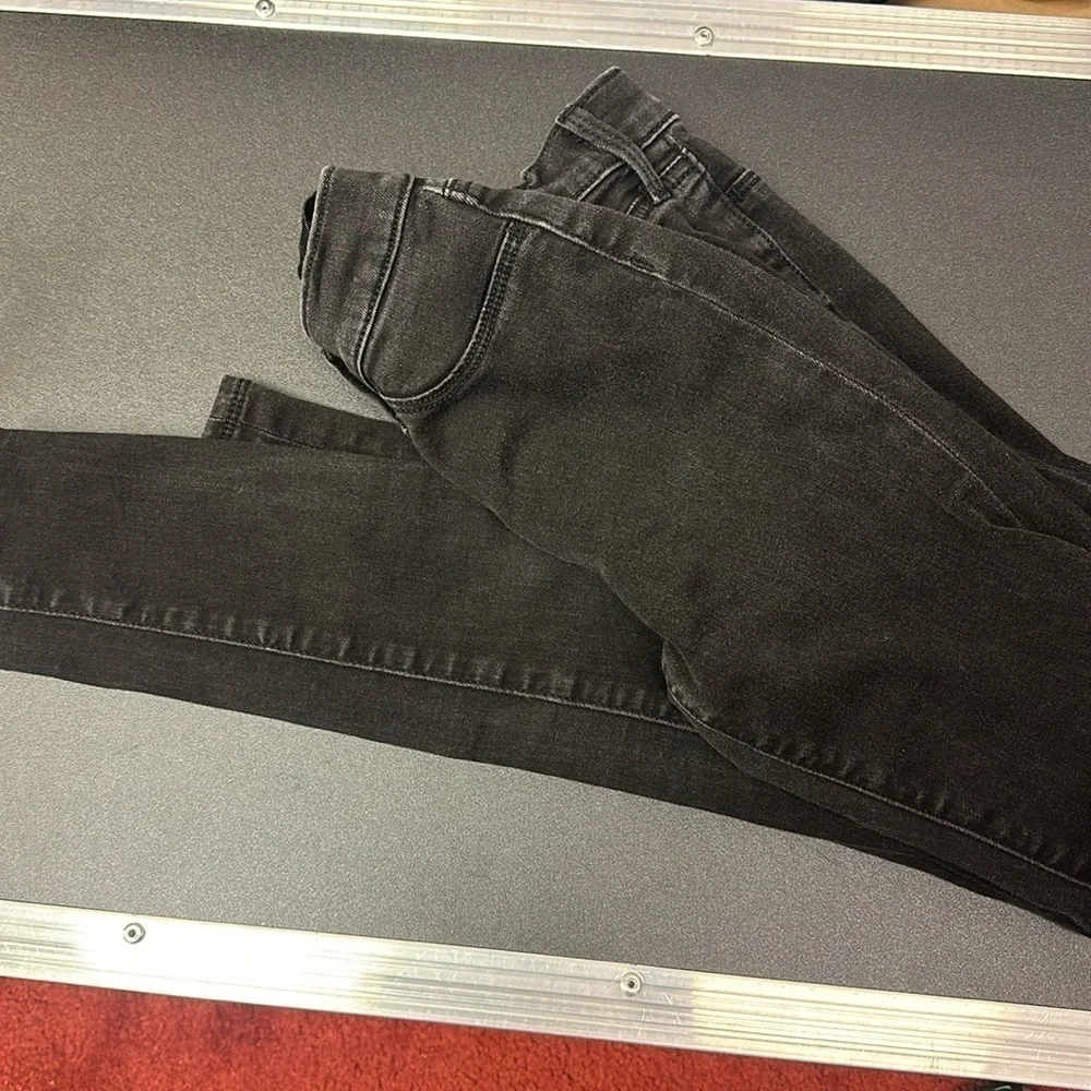 Old Navy girls high rise black skinny Jegging size 12